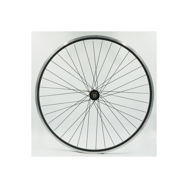Roue Arrière 700 VTC Double Paroi Noire Patin QR10 - Peloton GP