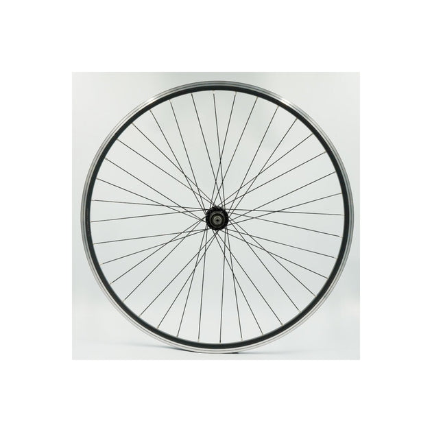Roue Arrière 700 VTC Double Paroi Noire Patin QR10 - Peloton GP