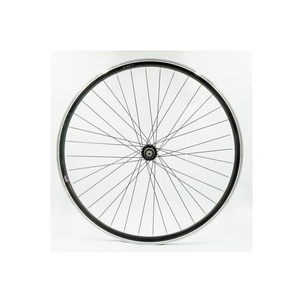 Roue Arrière 700C Route Double Paroi Noire QR10 Patin - Peloton GP