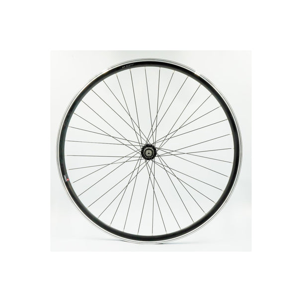 Roue Arrière 700C Route Double Paroi Noire QR10 Patin - Peloton GP