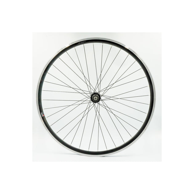 Roue Arrière 700C Route Double Paroi Noire QR10 Patin - Peloton GP