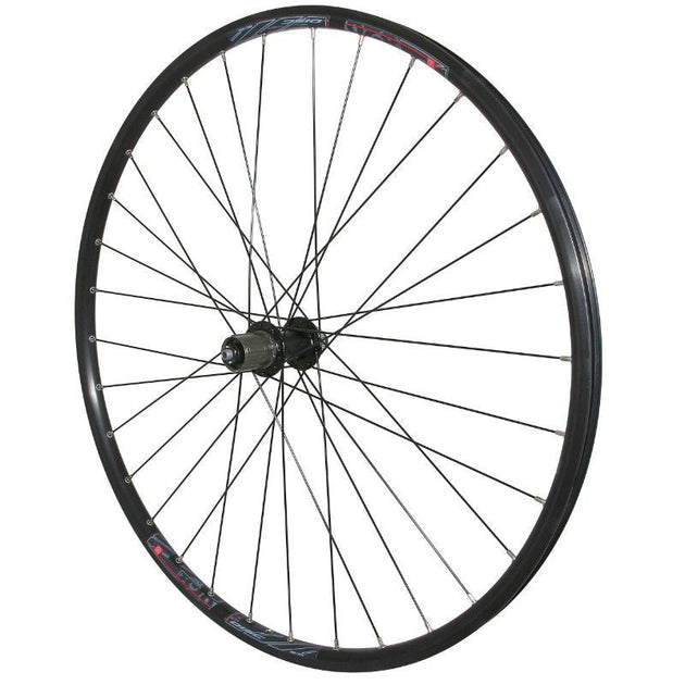 Roue Arrière VTC 700C – Disque Centerlock – ER20 – Moyeu Shimano QC400 – 11/10/9V – Jante 19C – 32 rayons – Noir - Peloton GP