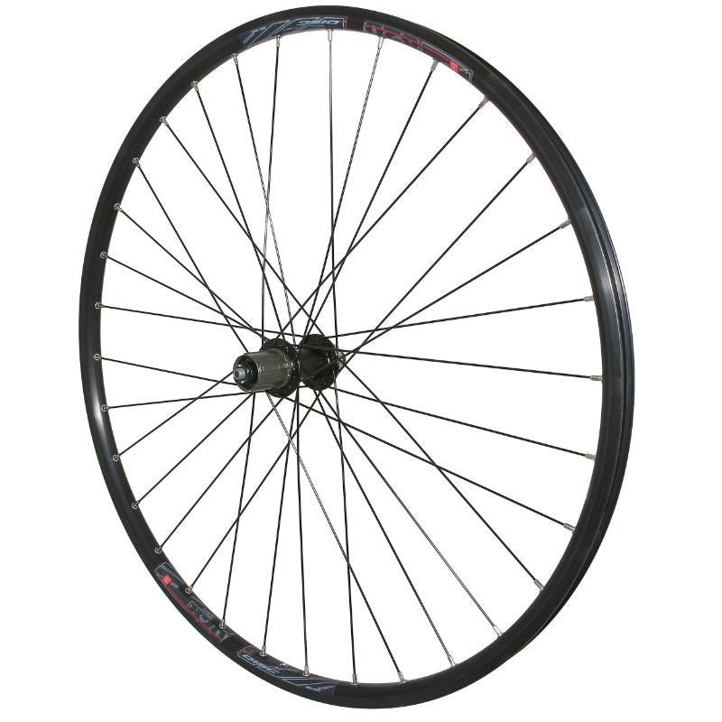 Roue Arrière VTC 700C – Disque Centerlock – ER20 – Moyeu Shimano QC400 – 11/10/9V – Jante 19C – 32 rayons – Noir - Peloton GP