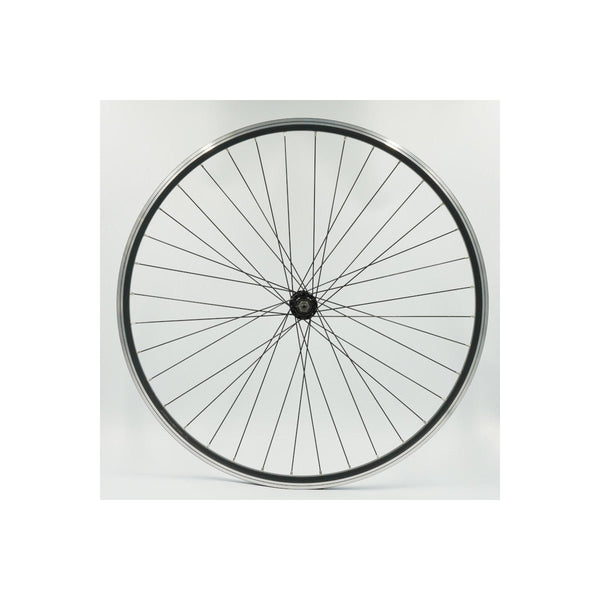 Roue avant 700 VTC double paroi noire à patins - Peloton GP