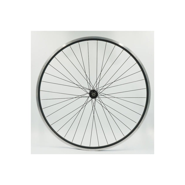 Roue avant 700 VTC double paroi noire à patins - Peloton GP