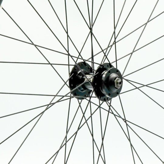 Roue Avant VTT 26" Disque Double Paroi QR10 Noire - Peloton GP