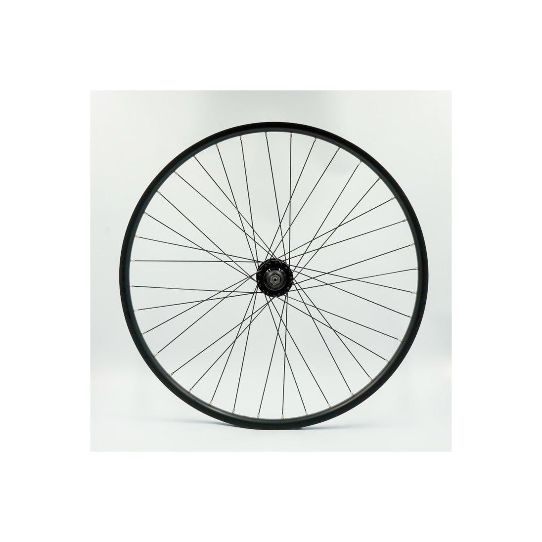 Roue Avant VTT 26" Disque Double Paroi QR10 Noire - Peloton GP