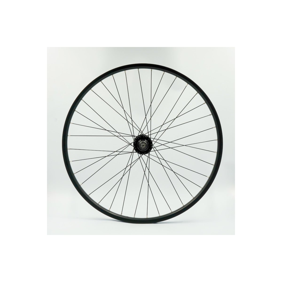 Roue Avant VTT 26" Disque Double Paroi QR10 Noire - Peloton GP