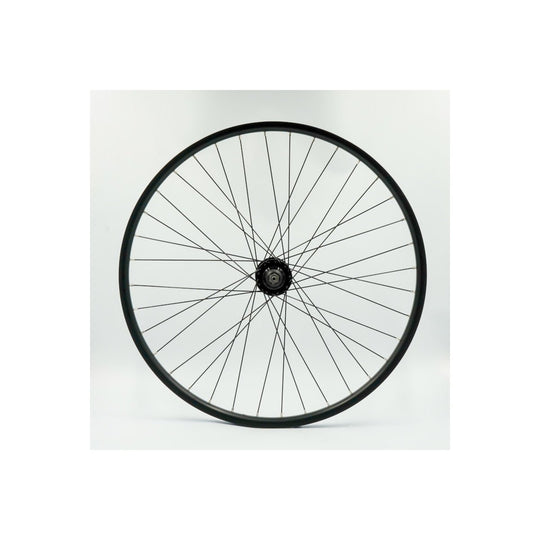 Roue Avant VTT 26" Disque Double Paroi QR10 Noire - Peloton GP
