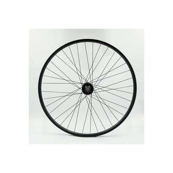 Roue Avant VTT 26" Disque Double Paroi QR10 Noire - Peloton GP