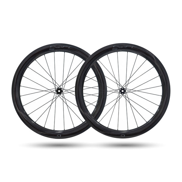 Roues carbone CRW Works D45 / D55 disque route - Peloton GP
