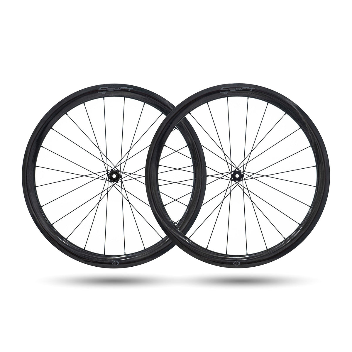 Roues carbone CRW Works D45 / D55 disque route - Peloton GP