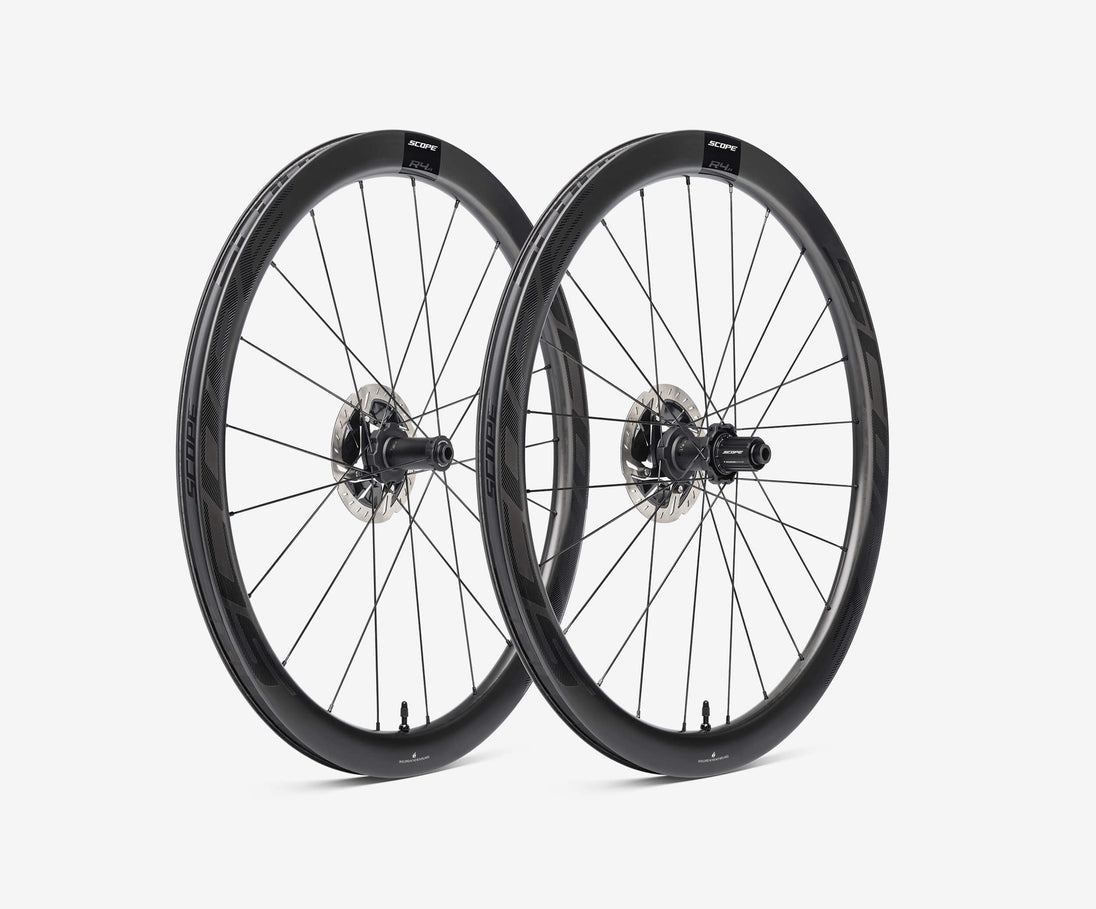 ROUES SCOPE R4.A – DISC – 45 MM – ALL - ROAD CARBONE - Peloton GP