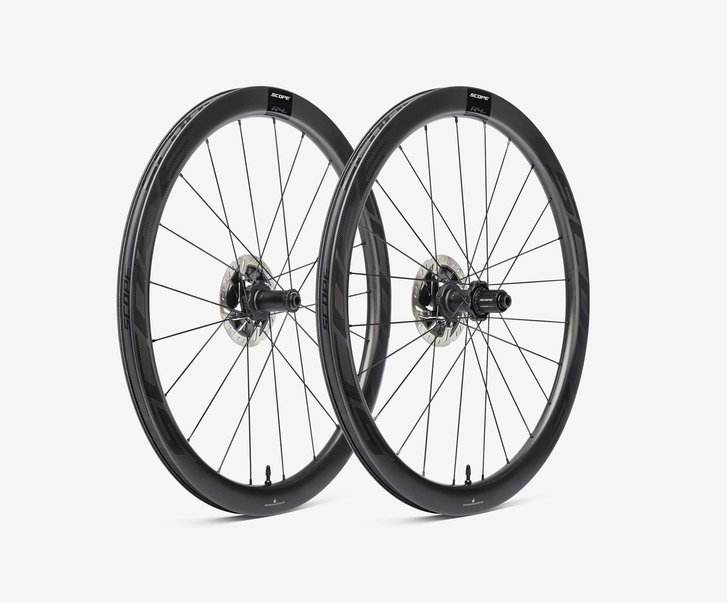 ROUES SCOPE R4.A – DISC – 45 MM – ALL - ROAD CARBONE - Peloton GP
