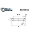 Roulement de direction B1 30.15 X 41 X 7 MM 45/45° - BLACKBEARING - Peloton GP