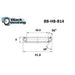 Roulement de direction B14 30.5 X 41.8 X 8 MM 36°/45 - BLACKBEARING - Peloton GP
