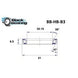 Roulement de direction B3 30.15 X 41 X 6.5 MM 36/45° - BLACKBEARING - Peloton GP