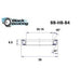 Roulement de direction B4 30.15 X 39 X 6.5 MM 45/45° - BLACKBEARING - Peloton GP