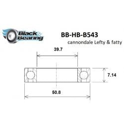 Roulement de direction B5 43 - 39.7 X 50.8 X 7.14 - BLACKBEARING - Peloton GP