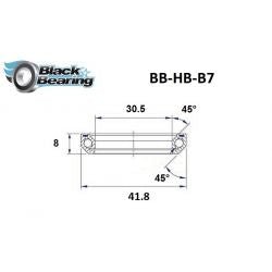 Roulement de direction B7 30.5 X 41.8 X 8 MM 45/45° - BLACKBEARING - Peloton GP