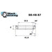 Roulement de direction B7 30.5 X 41.8 X 8 MM 45/45° - BLACKBEARING - Peloton GP