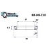 Roulement de direction C10 37 X 49 X 6.5 MM 36/45° - BLACKBEARING - Peloton GP