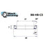 Roulement de direction C3 37 X 49 X 7 MM 45/45° - BLACKBEARING - Peloton GP