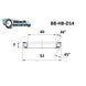 Roulement de direction D14 40 X 52 X 7 MM 36/45° - BLACKBEARING - Peloton GP