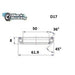 Roulement de direction D17 50 X 61.9 X 8MM 36/45° - BLACKBEARING - Peloton GP