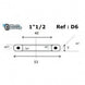 Roulement de direction D6 INOX 40 X 53 X 7 MM 45/45° - BLACKBEARING - Peloton GP