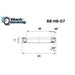 Roulement de direction D7 40 X 51 X 7 MM 45/45° - BLACKBEARING - Peloton GP