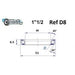 Roulement de direction D8 40 X 51 X 6.5 MM 45/45° - BLACKBEARING - Peloton GP