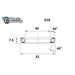 Roulement de directionD18 40 X 52 X 7.5MM 45/45° - BLACKBEARING - Peloton GP
