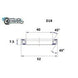 Roulement de directionD18 40 X 52 X 7.5MM 45/45° - BLACKBEARING - Peloton GP