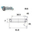 Roulement de direction B16 30.5 X 41.8 X 7MM 45/45°- BLACKBEARING