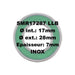 Roulement Enduro Bearings SMR17287 LLB 17x28x7 inox - Peloton GP
