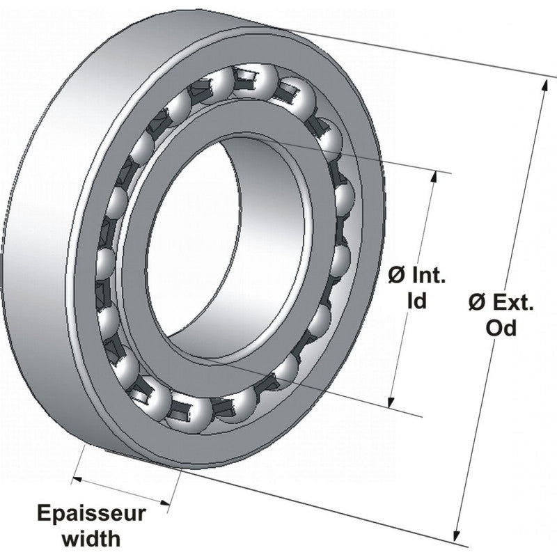 Roulement Enduro Bearings SMR17287 LLB 17x28x7 inox - Peloton GP