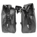 Sacoche arrière double CB-8090, 25 L, noir effet carbone - Peloton GP
