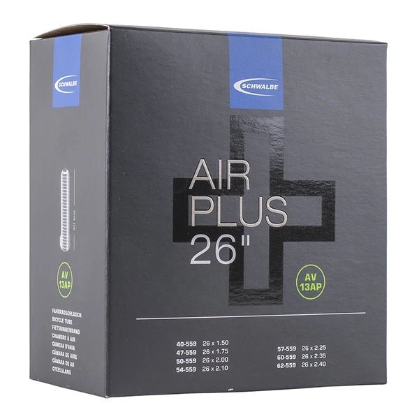 SCHWALBE Chambre à Air 26x1.50-2.40 Air Plus Valve 40mm - Peloton GP