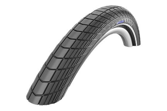SCHWALBE Motion Big Apple 26x2.15 Pneu À Tringle ADDIX Green RaceGuard Noir Réfléchissant - Peloton GP