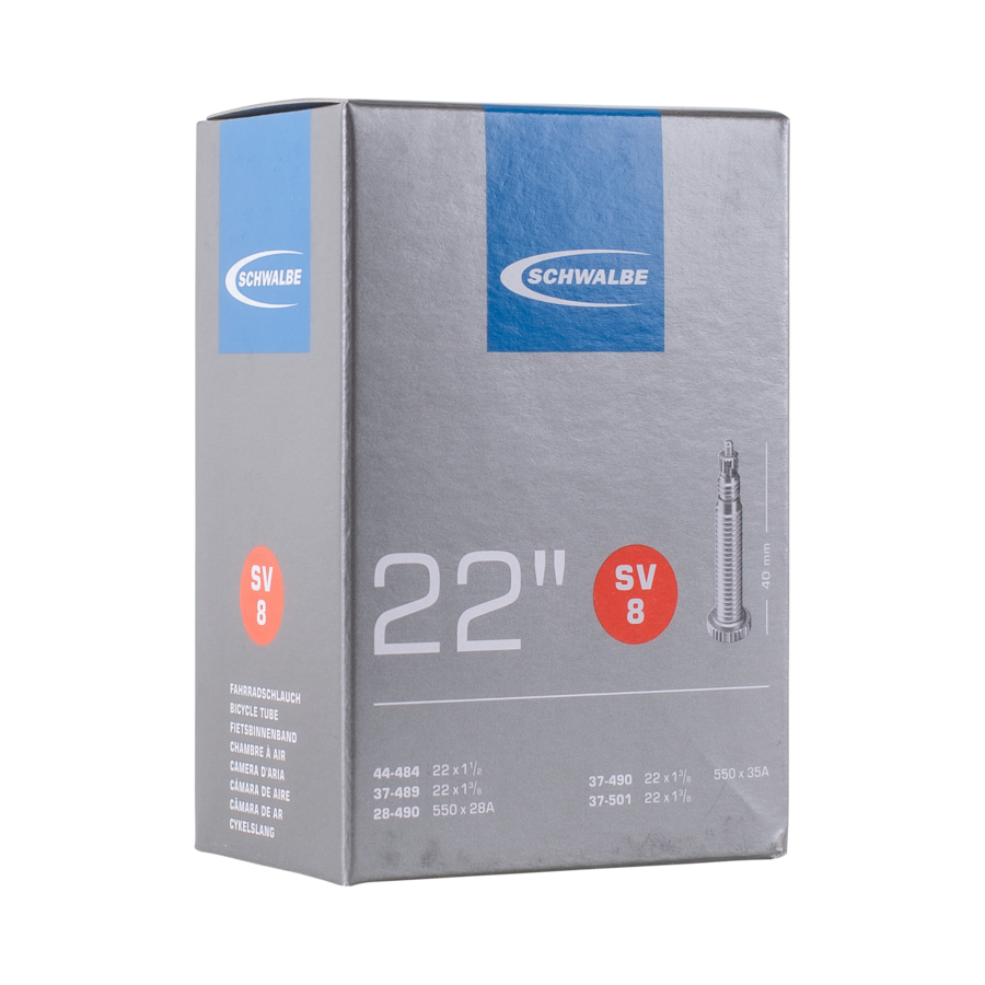 Chambre à air Schwalbe 22" SV8 valve Presta 550x28-44A