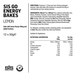 Science in Sport SIS GO Energy Gâteaux Énergétiques Citron 50 g – Boîte de 12 - Peloton GP