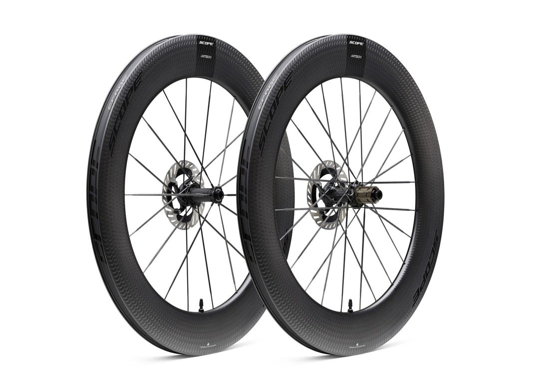 Scope Artech 8.T Paire de roues carbone triathlon disque - Peloton GP