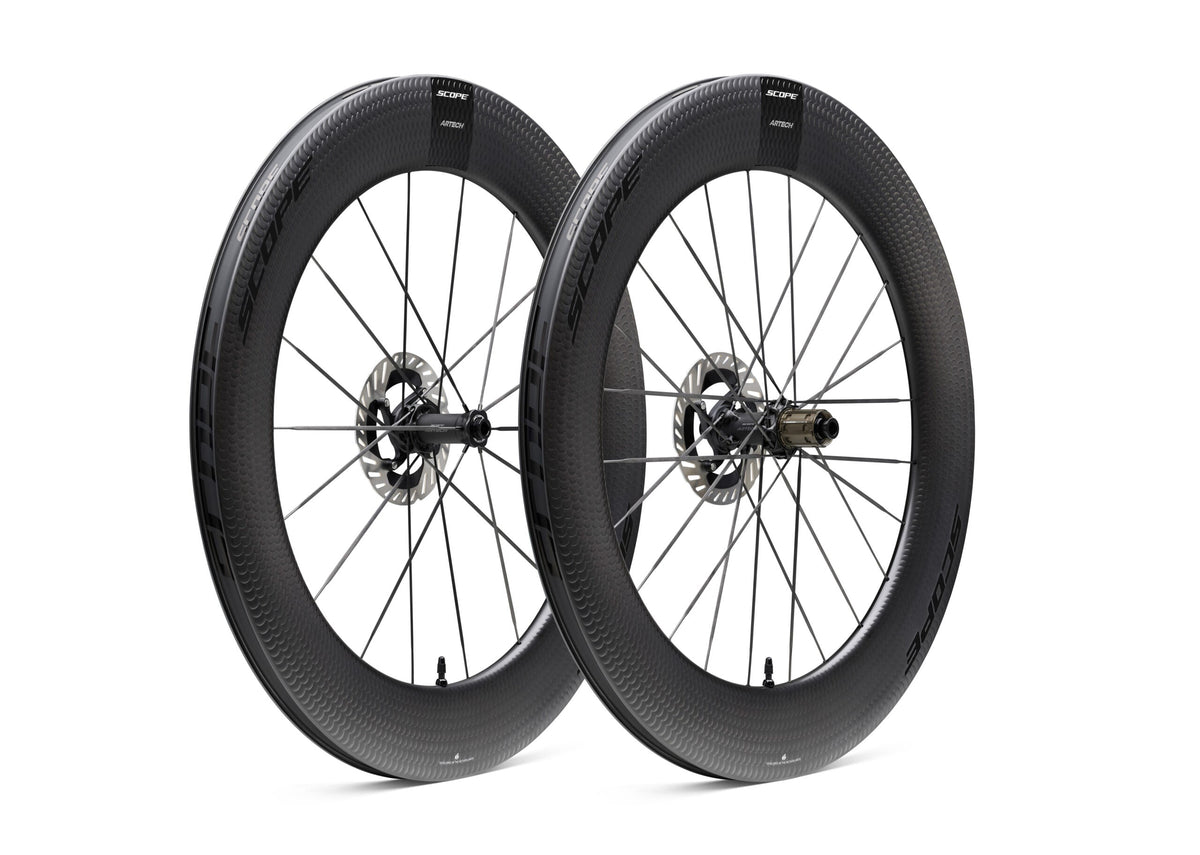 Scope Artech 8.T Paire de roues carbone triathlon disque - Peloton GP