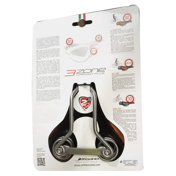 SELLE BASSANO Amata Unisex Cream Spring Saddle - Peloton GP