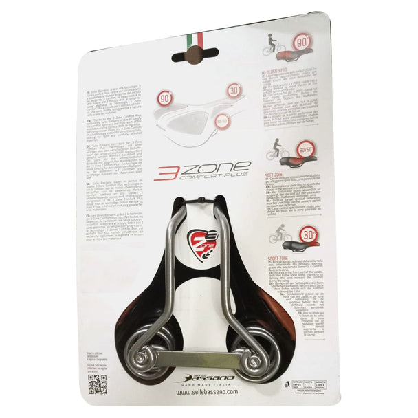 SELLE BASSANO Amata Unisex Cream Spring Saddle - Peloton GP