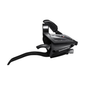 SHIMANO Commande de Dérailleur & Frein ST - EF500 3x8V Paire Cintre Plat - Peloton GP