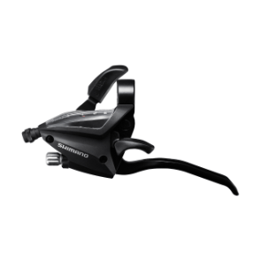 SHIMANO Commande de Dérailleur & Frein ST - EF500 3x8V Paire Cintre Plat - Peloton GP