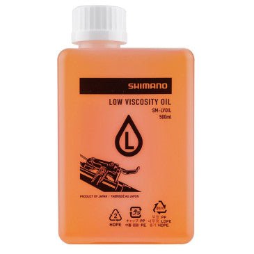 SHIMANO Huile Minérale Low Visc Bouteille 500 Ml - Peloton GP