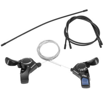 SHIMANO Manettes SL - TX30 - 6 - STJ - SET TOURNEY – Paire 3x6 Vitesses – Avec Indicateur - Peloton GP